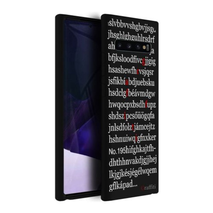 Калъф за телефон Samsung Galaxy S10 Plus - силиконов кейс Graffiti No.195 шарка