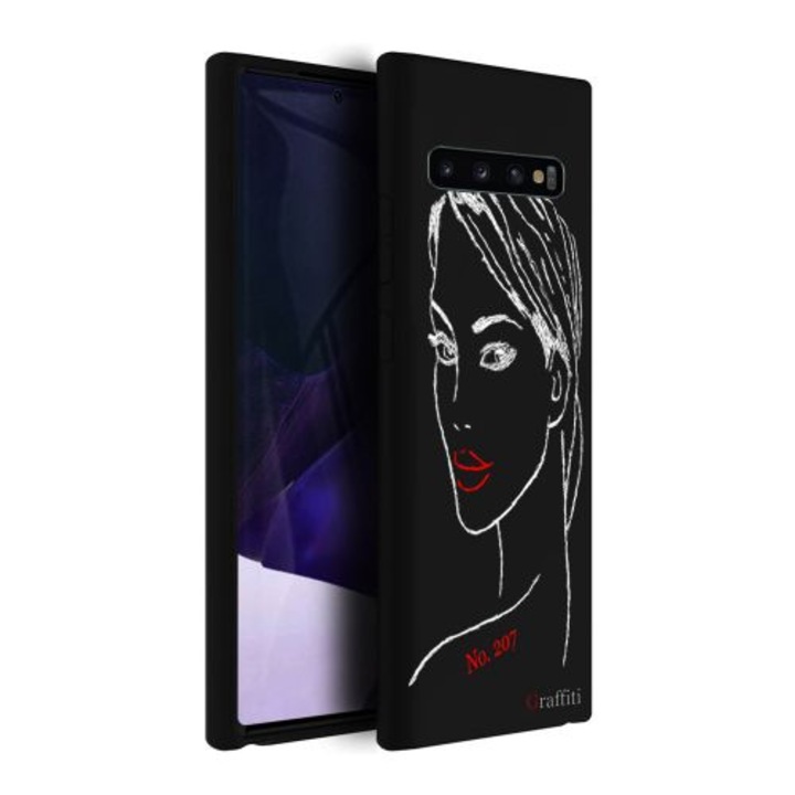 Калъф за телефон Samsung Galaxy S10 Plus - силиконов кейс Graffiti No.207 шарка