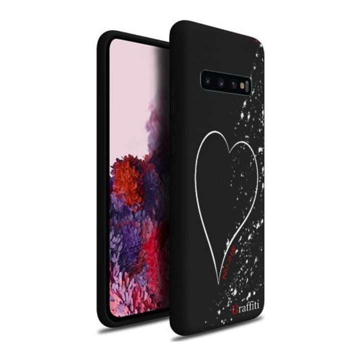 Калъф за телефон Samsung Galaxy S10 Plus - силиконов кейс Graffiti No.218 шарка