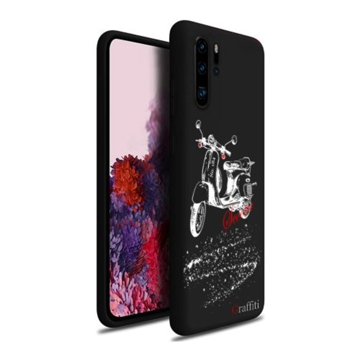 Калъф за телефон Huawei P30 Pro - Graffiti No.184 шарен силиконов кейс