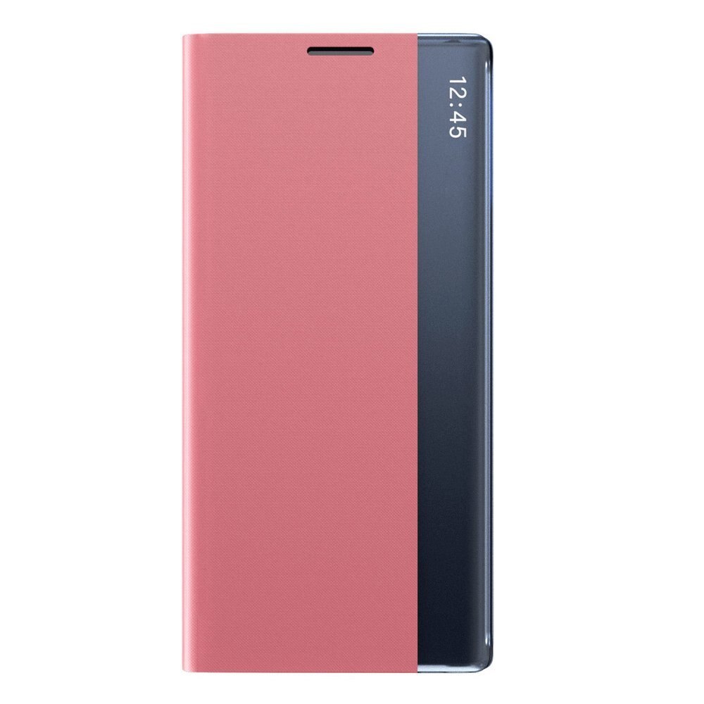 Husa flip cover compatibila cu Samsung Galaxy A70, Piele ecologica, Roz