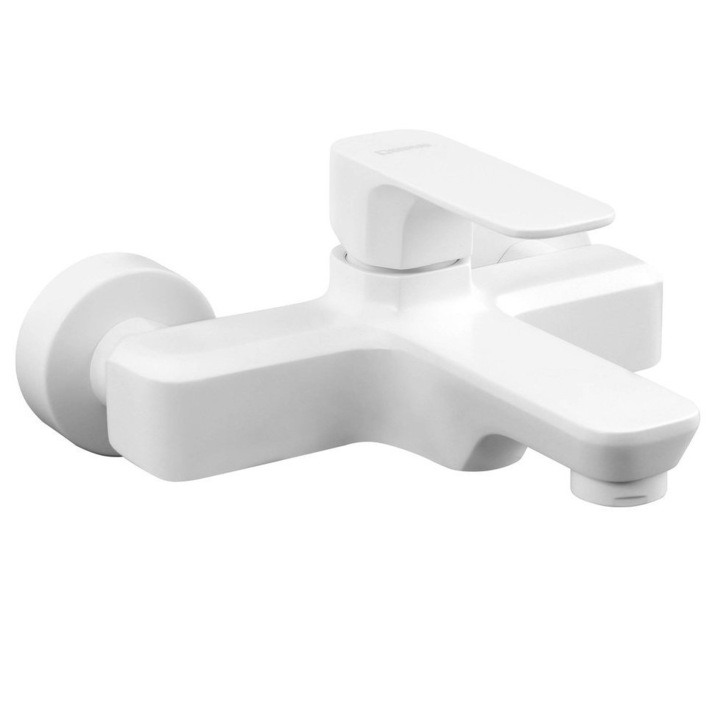 Смесител за вана Sapho Spy, без душ комплект, бял мат