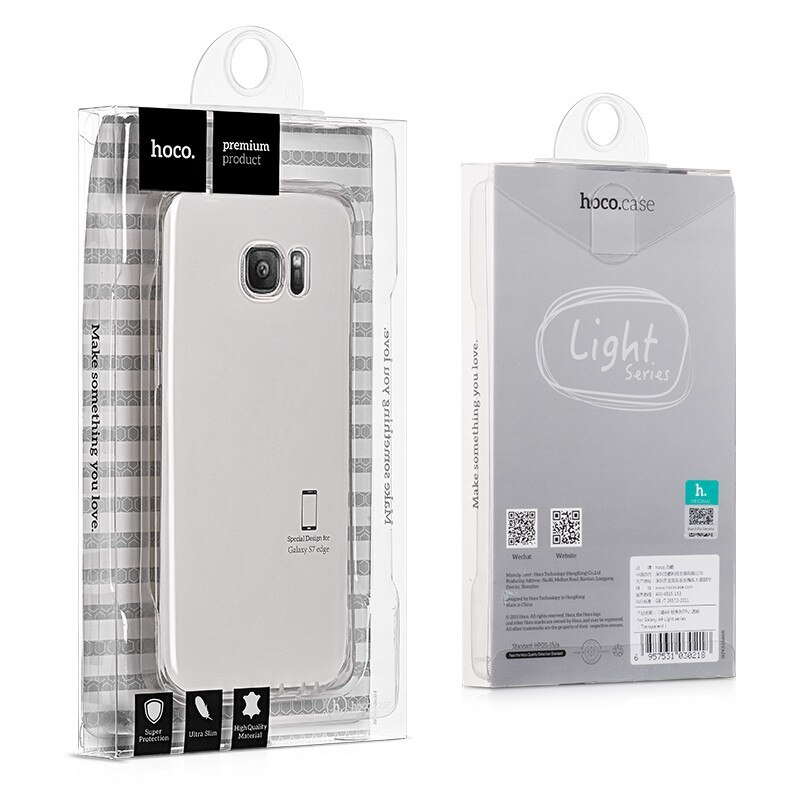 Carcasa Hoco, Light Series TPU, pentru Samsung Galaxy S7 Edge, Transparent