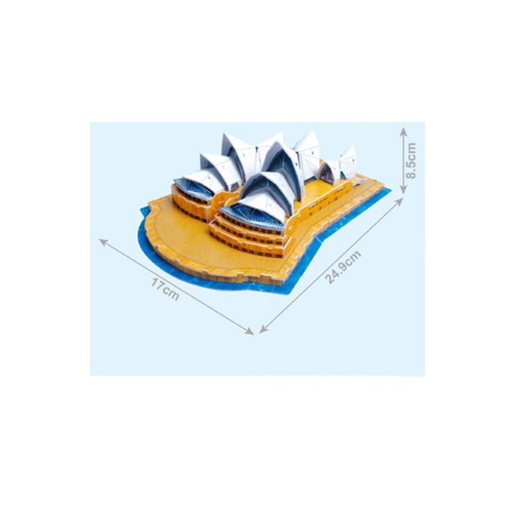 3D Atlas puzzle, összeszereléshez, Sydney Operaház