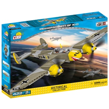 Set de constructie Cobi, Messerschmitt BF 110 D, 422 piese Set de constructie Cobi, Messerschmitt BF 110 D, 422 piese