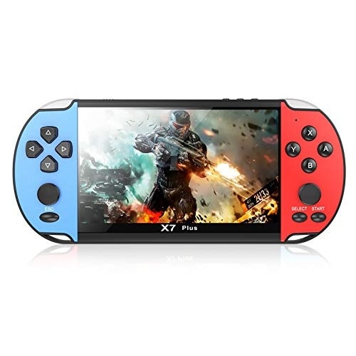 Consola GamePlayer FOXMAG24® X7, 8 GB, 1000 de jocuri instalate, Negru