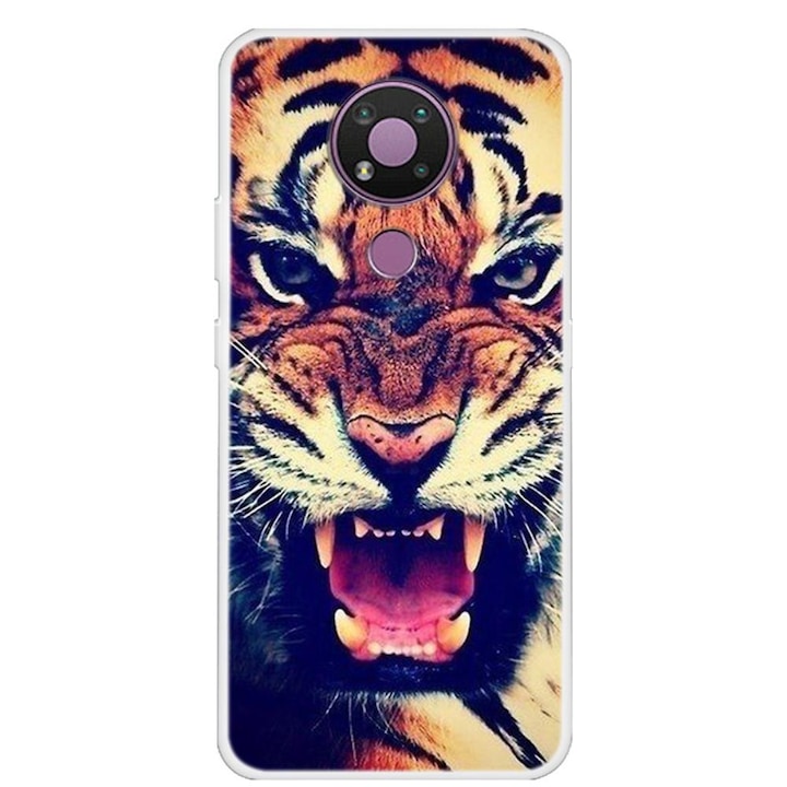 Husa silicon compatibila cu Nokia 3.4 model Tiger Roar, Antisoc, TPU Viceversa