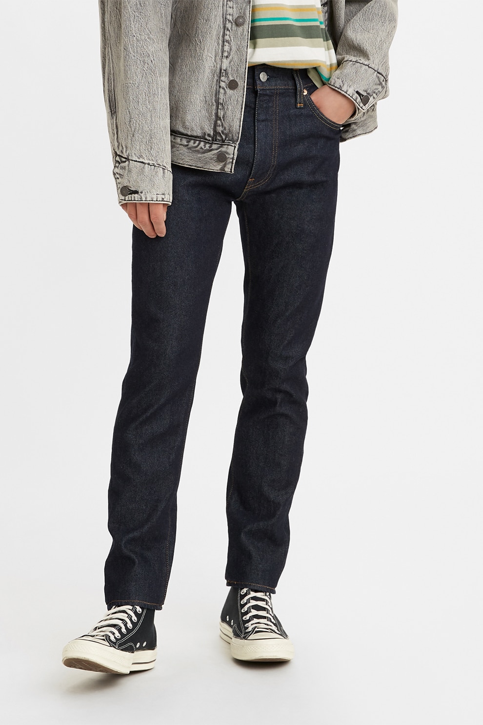 Levi's, Blugi skinny din amestec de lyocell 510™, Albastru