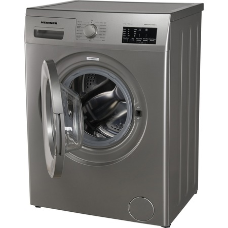 Masina de spalat Heinner HWM-VF2610SD++, 6 kg, 1000 RPM, Clasa D, Sistem Eco Logic, Argintiu