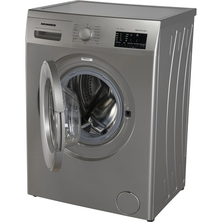 Masina de spalat Heinner HWM-VF2712SD++, 7 kg, 1200 RPM, Clasa D, Sistem Eco Logic, Argintiu