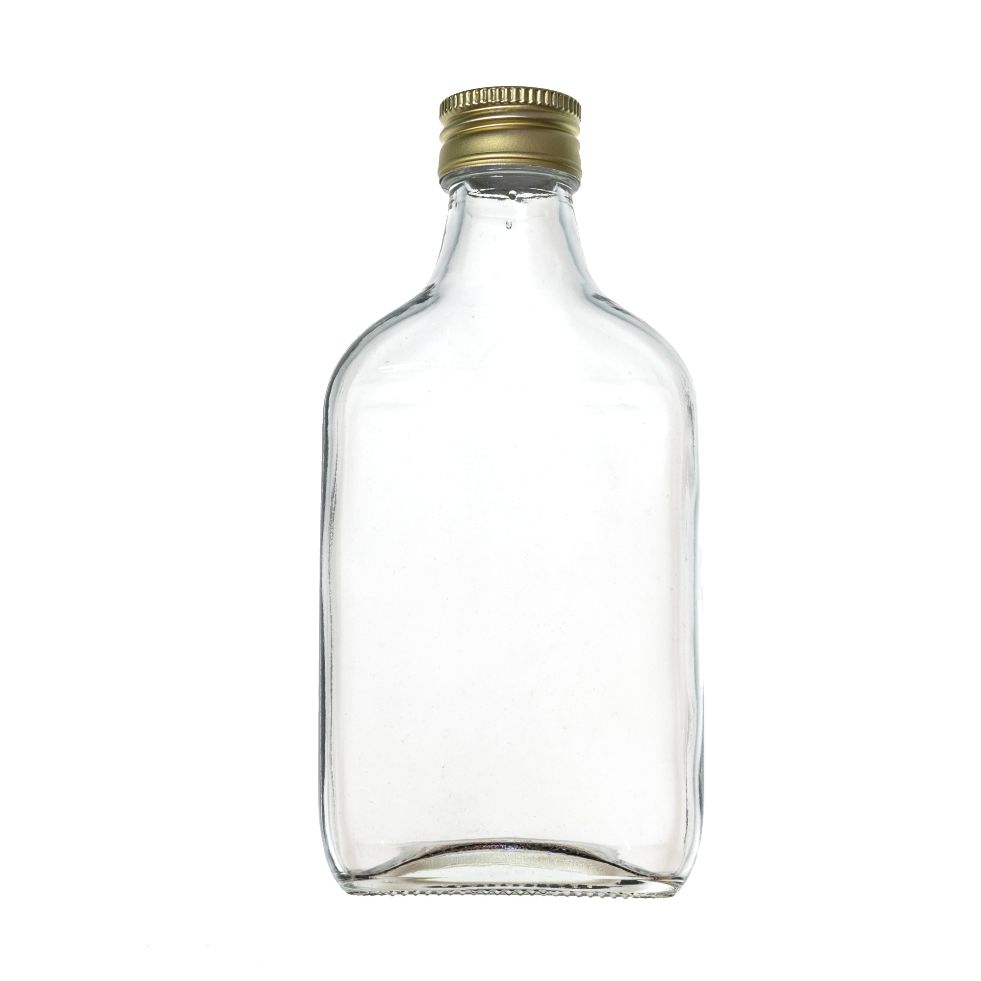 Sticla plata Lombik, 2 dl, capac filetat, Sticla, Transparent -