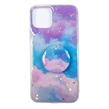 Husa compatibila cu Apple iPhone 11 Pro model Cosmic Pop Glitter, Antisoc, Viceversa Multicolor