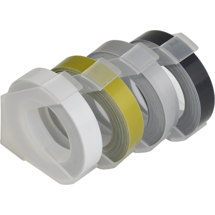 Benzi de etichete embosabile cu imprimare 3D, Desq 5011, 4 buc/set