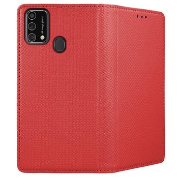 Husa compatibila cu Huawei P8 Lite - Smart Magnet (Rosu) Paramount Husa compatibila cu Huawei P8 Lite - Smart Magnet (Rosu) Paramount