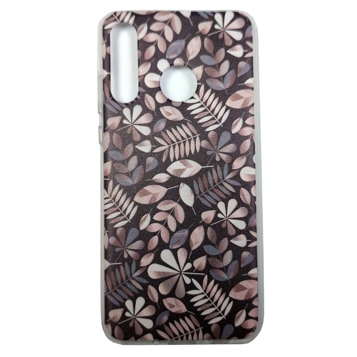 Husa compatibila cu Huawei P30 Lite model Feral Leaves, Silicon, Antisoc, TPU, Viceversa