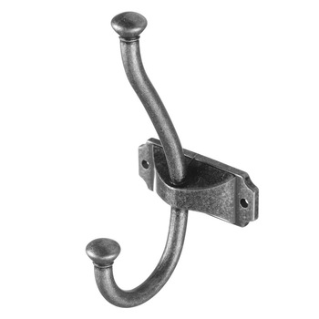Cuier CRAFT 134x66 mm, argintiu antichizat Cuier CRAFT 134x66 mm, argintiu antichizat