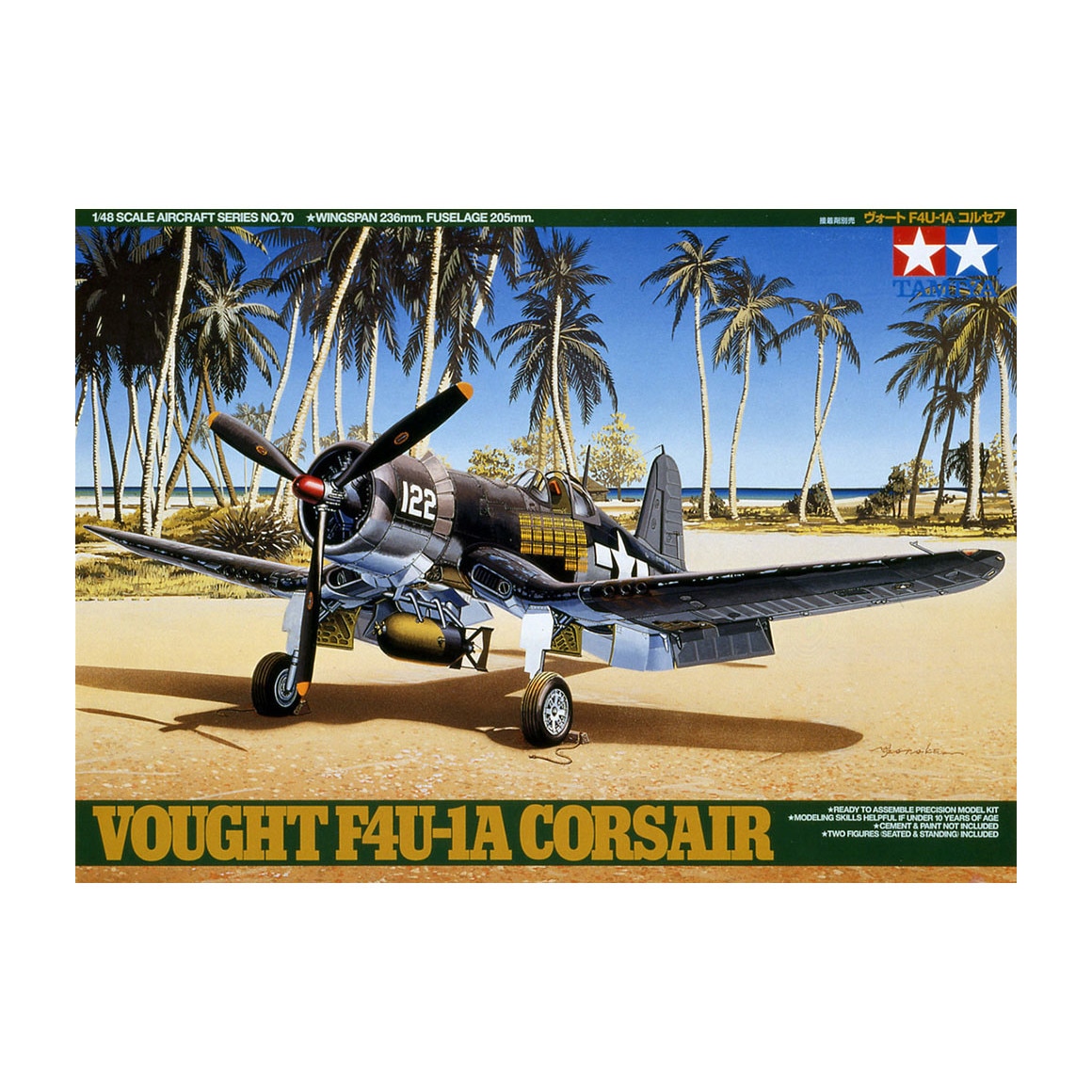 Kit de construit avion US Vought F4U-1A Corsair 1:48