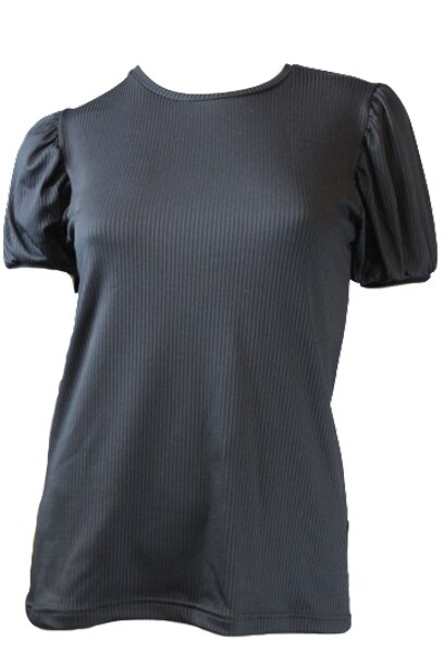 Tricou cu maneci scurte pentru dama, Negru