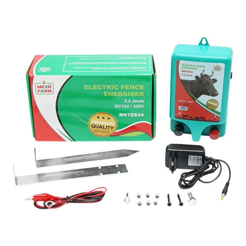 Generator impulsuri 220V DC12V 2.2 Joule pentru gard electric Mezofarm