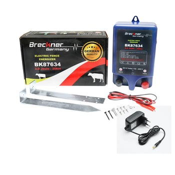 Generator impulsuri 220V DC12V 2 Joule 20 km cu impamantare pentru gard electric Generator impulsuri 220V DC12V 2 Joule 20 km cu impamantare pentru gard electric