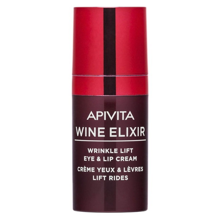 Crema antirid de ochi pentru reactivarea tineretii pielii, Wine Elixir Apivita, 15 ml