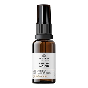 Peeling Acid Lactic 5 % si Acid Hialuronic 1 %, Hera Medical, 30 ml Peeling Acid Lactic 5 % si Acid Hialuronic 1 %, Hera Medical, 30 ml