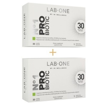 Lactobacillus paracasei Lab One N°1 ProBiotic (2 buc.) 2 x 30 capsule vegane Lactobacillus paracasei Lab One N°1 ProBiotic (2 buc.) 2 x 30 capsule vegane