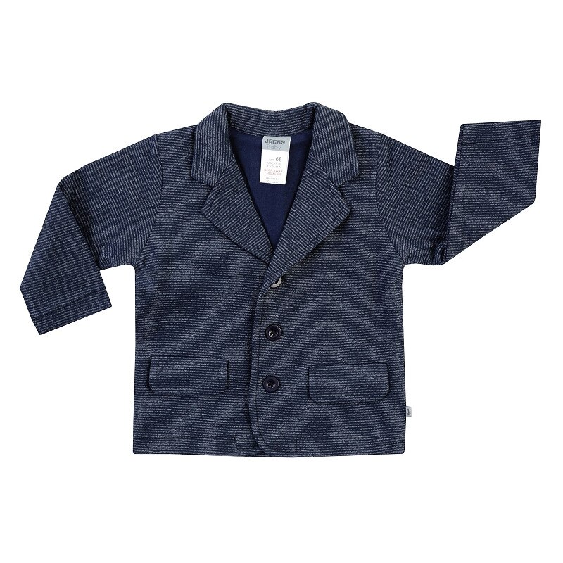 Sacou elegant, baieti, Albastru/Dungi