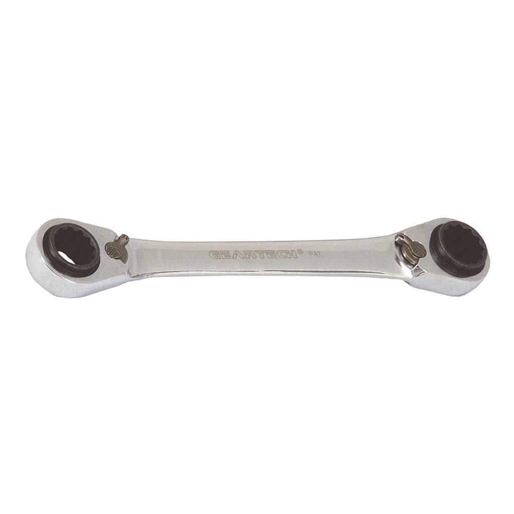 Cheie combinata 4-in-1 PROJAHN GearTech cu clichet 10x13, 17x19 mm
