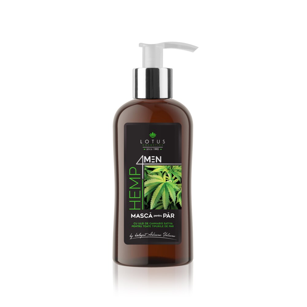 Masca pentru par cu cannabis for men, Hemp 4 Men, 150 ml