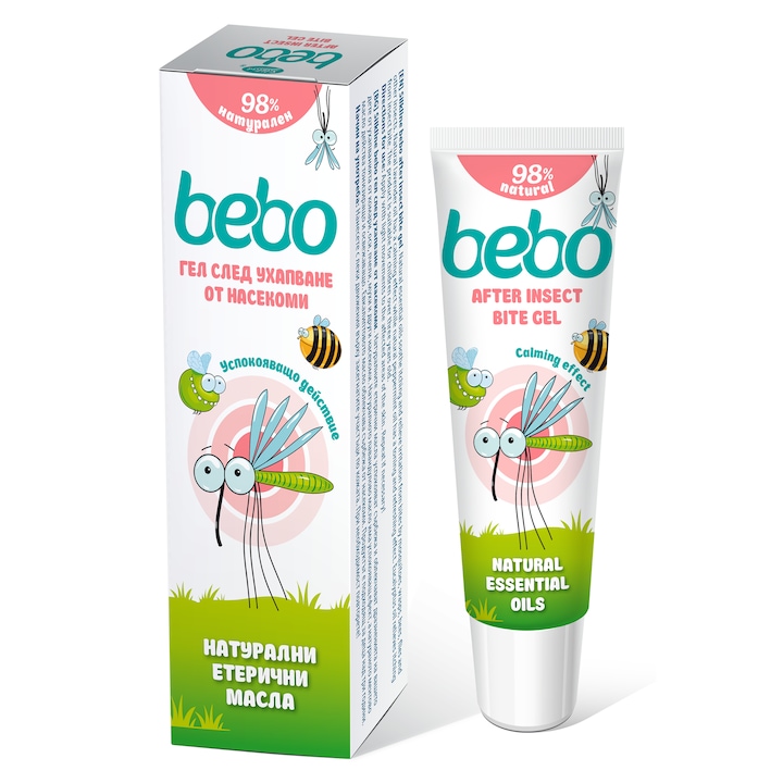 Гел след ухапване от насекоми bebo, 20мл