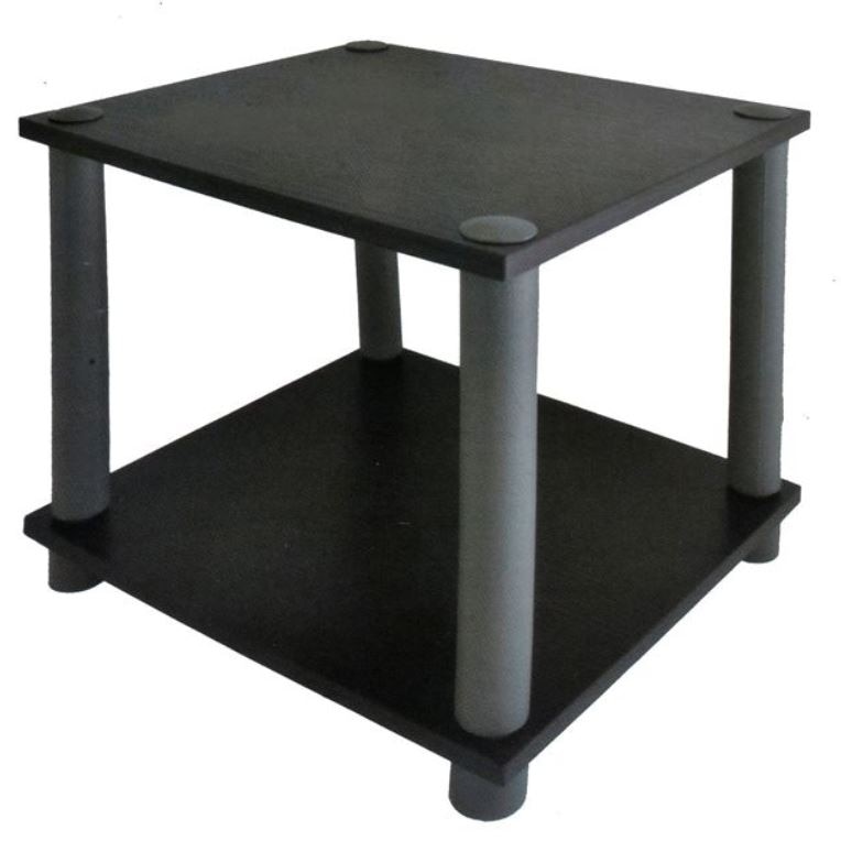 Masuta din MDF cu doua compartimente, wenge, SG, 34x30x31 cm