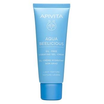 Crema de fata, Oil Free Hydrating Gel Cream cu Flori si Miere Aqua Beelicious, Apivita, 40 ml Crema de fata, Oil Free Hydrating Gel Cream cu Flori si Miere Aqua Beelicious, Apivita, 40 ml