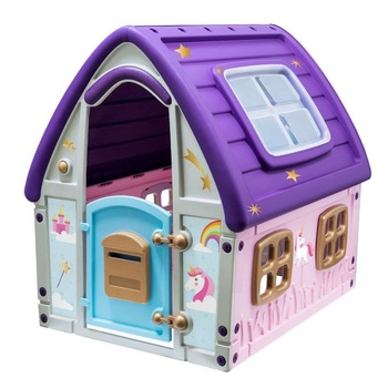 Casuta de gradina pentru copii Starplast Unicorn 123 x 102 x 121 cm Casuta de gradina pentru copii Starplast Unicorn 123 x 102 x 121 cm