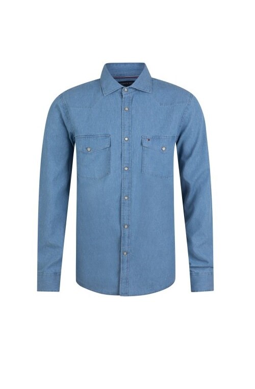 Camasa,Tommy Hilfiger,Denim, Albastru deschis