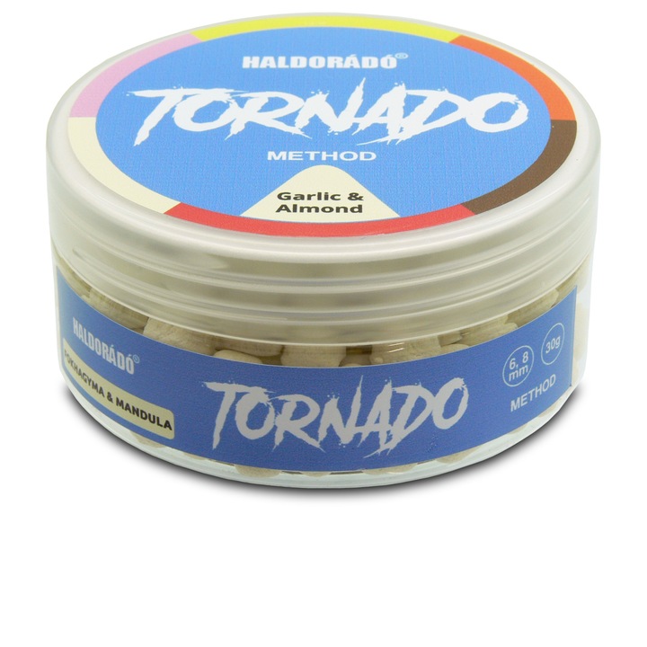 Pelete,Haldorado,Tornado Method 6mm - Usturoi si migdale 30g