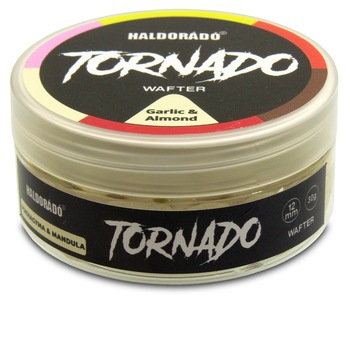 Pelete,Haldorado,Tornado Wafter 12mm - Usturoi si migdale 30g Pelete,Haldorado,Tornado Wafter 12mm - Usturoi si migdale 30g