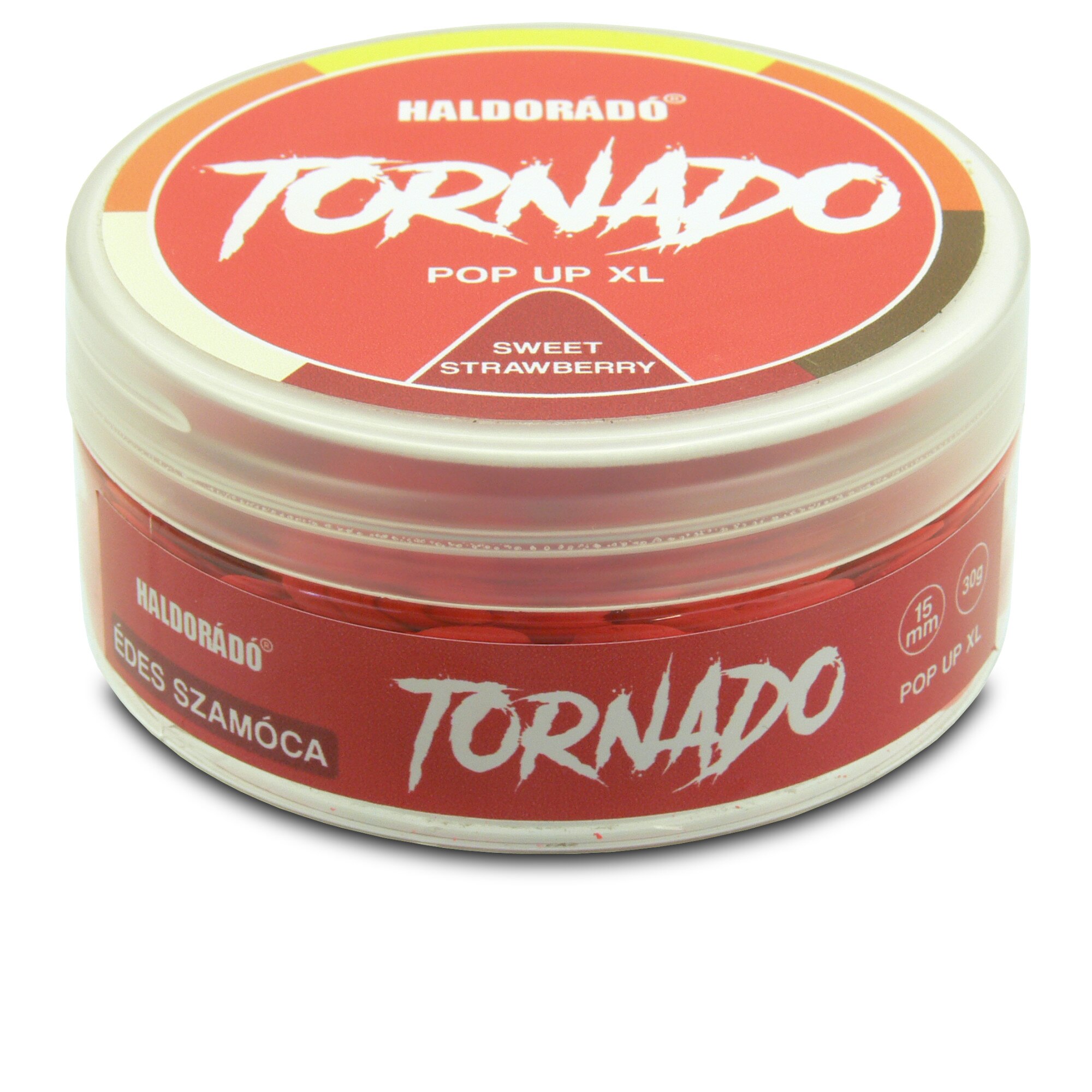 Pelete,Haldorado,Tornado Pop Up XL 15mm - Capsuni 30g