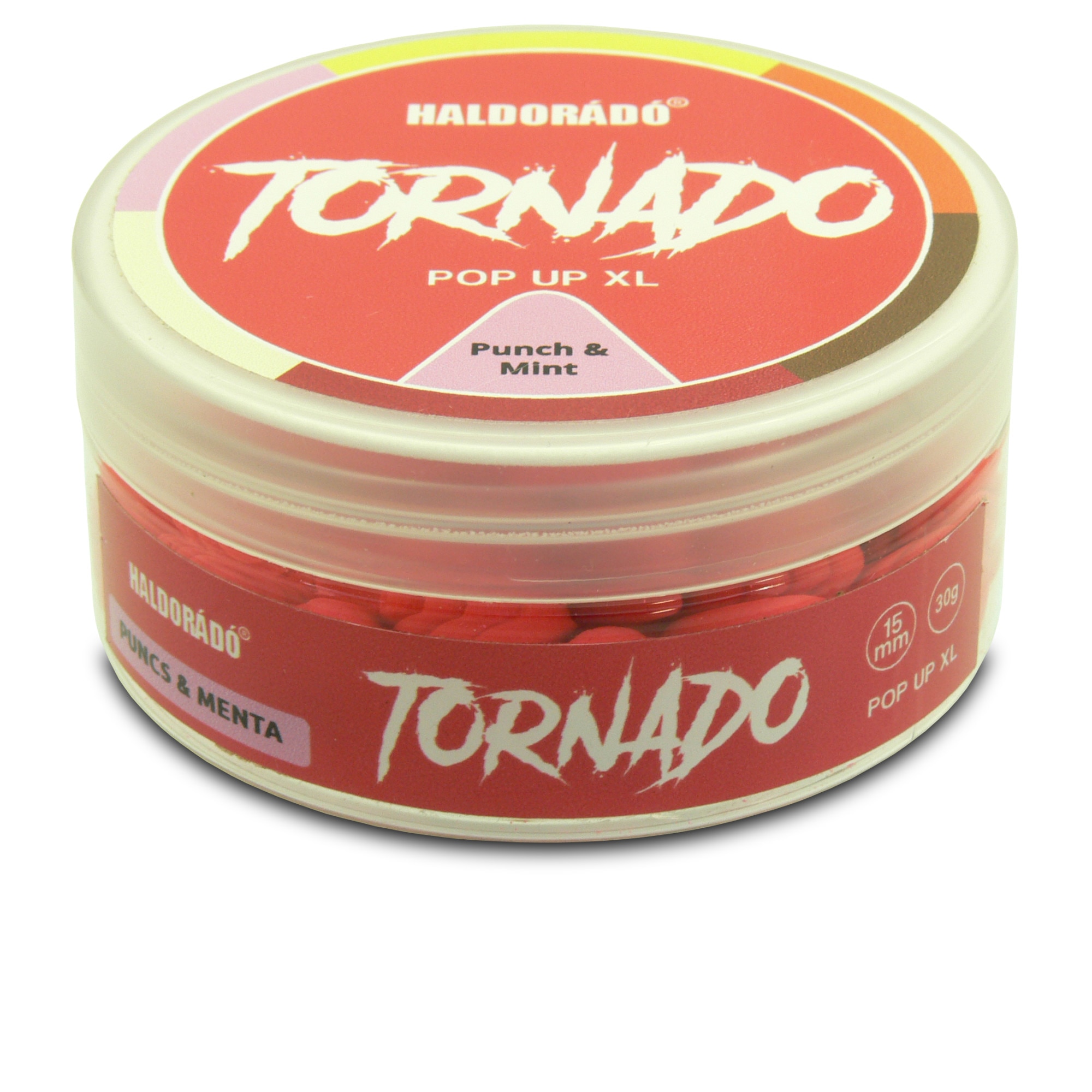 Pelete, Haldorado, Tornado Pop Up XL 15mm - Punci si menta 30g