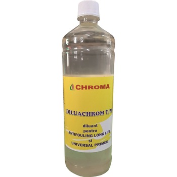 Diluant Diluachrom tm pentru vopsea antivegetativa, 1 L Diluant Diluachrom tm pentru vopsea antivegetativa, 1 L