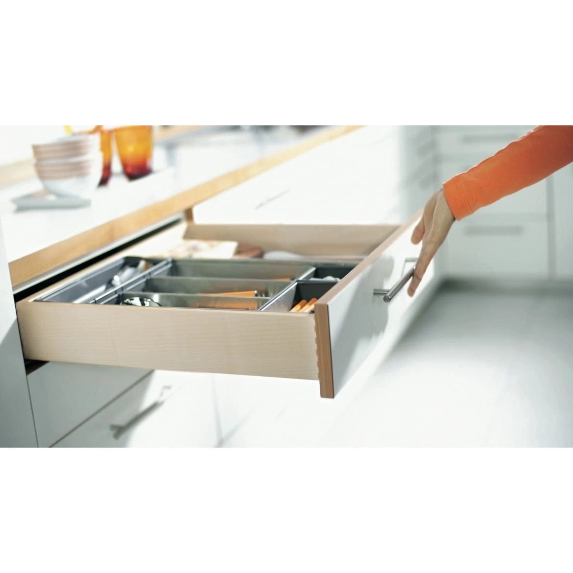 Glisiera Tandem Blum Premium cu extractie totala 500mm - eMAG.ro
