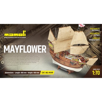 Kit corabie din lemn Mayflower 1:70 Kit corabie din lemn Mayflower 1:70