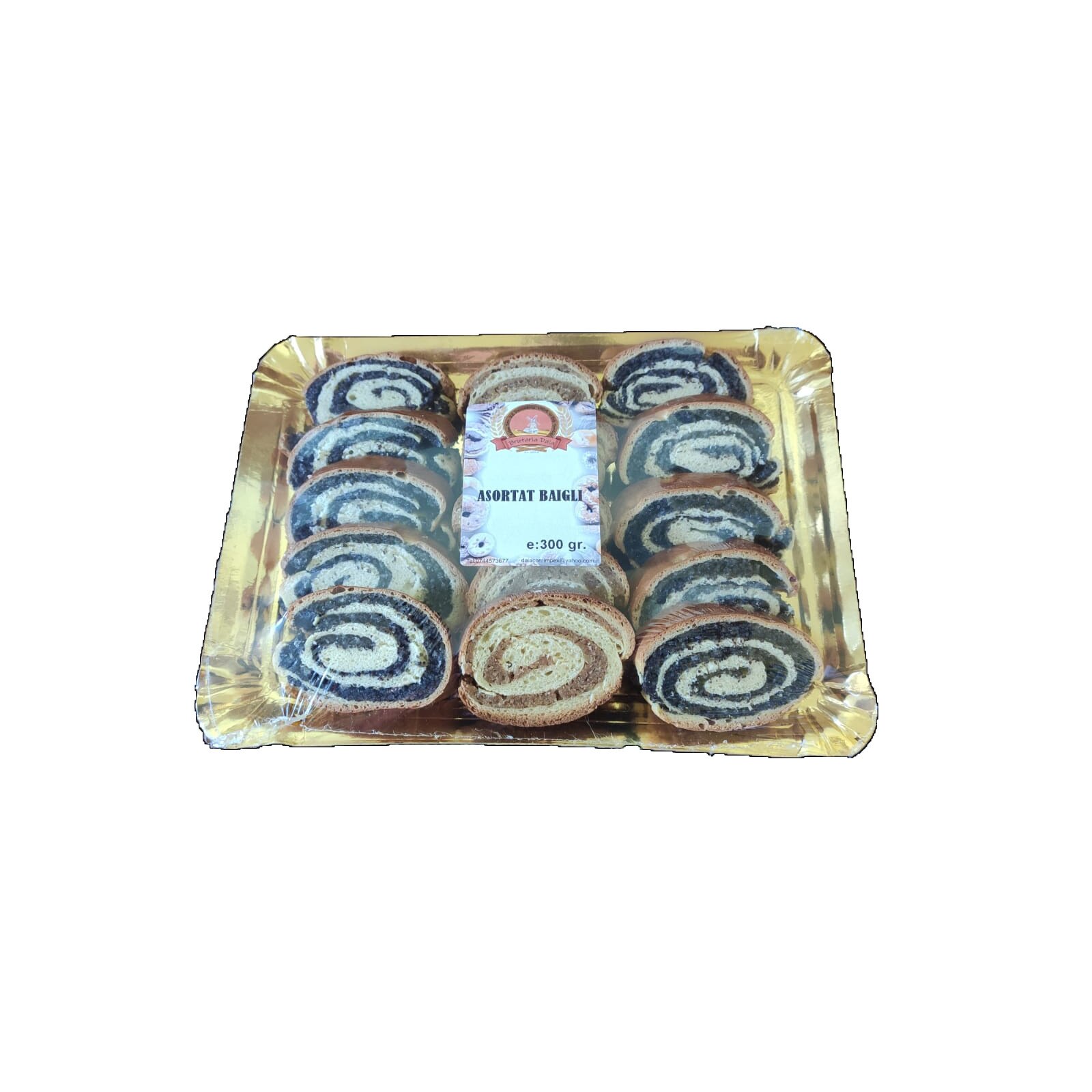 Baigli cu Nuca si cu Mac la tava Brutaria Daia 300gr
