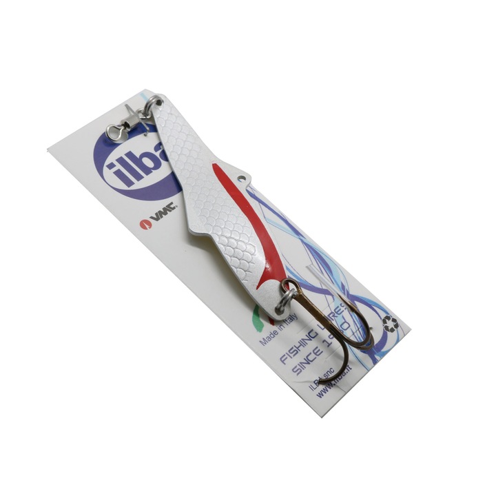 Lingura oscilanta Ilba Linus marimea 2, 7cm, 15gr, culoare Pearl/Red