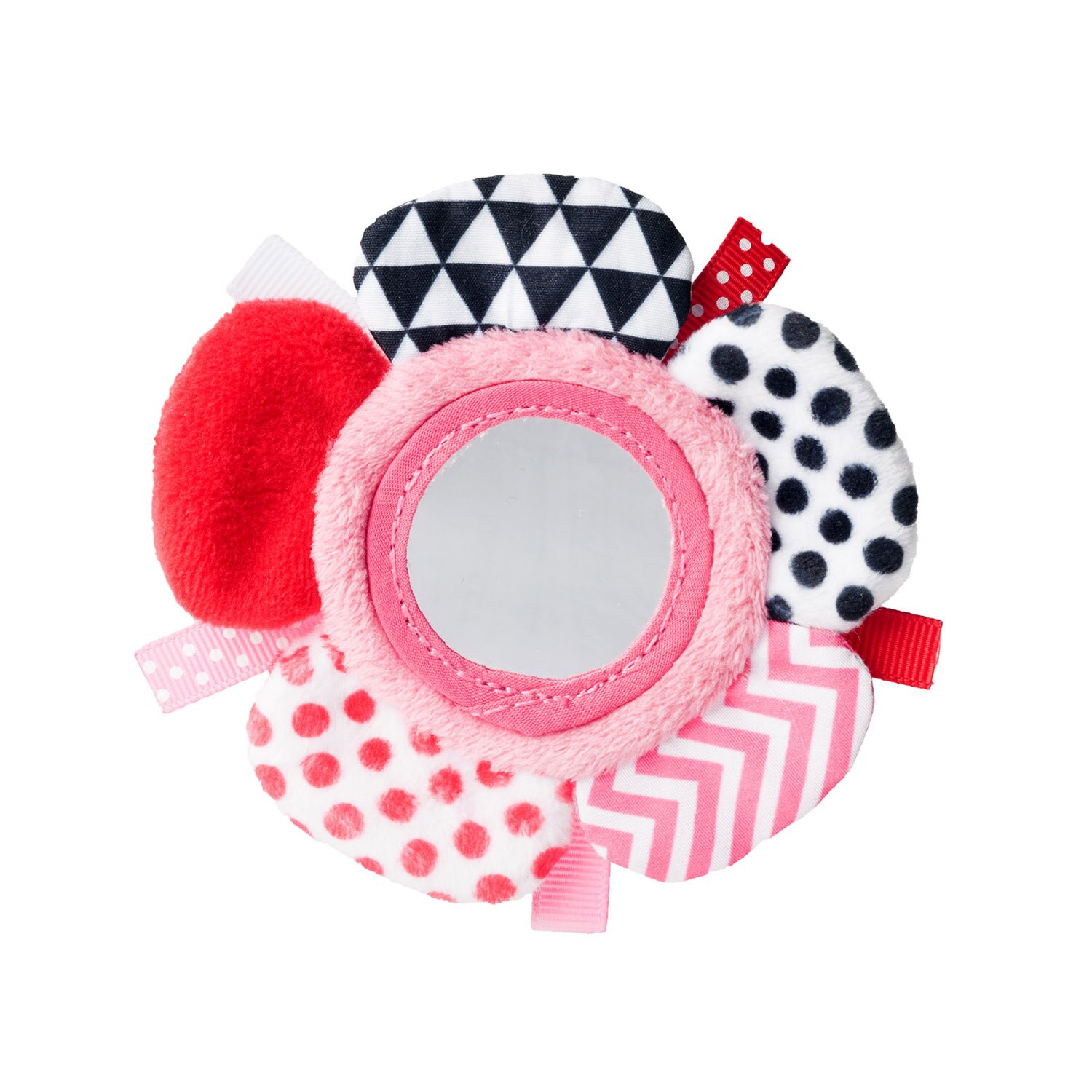 Jucarie plus cu oglinda, Wrist Toy, 0 luni +, roz, Canpol, 68/056