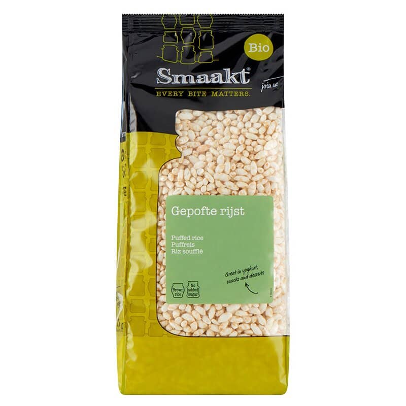 Orez integral expandat bio 200g, Smaakt