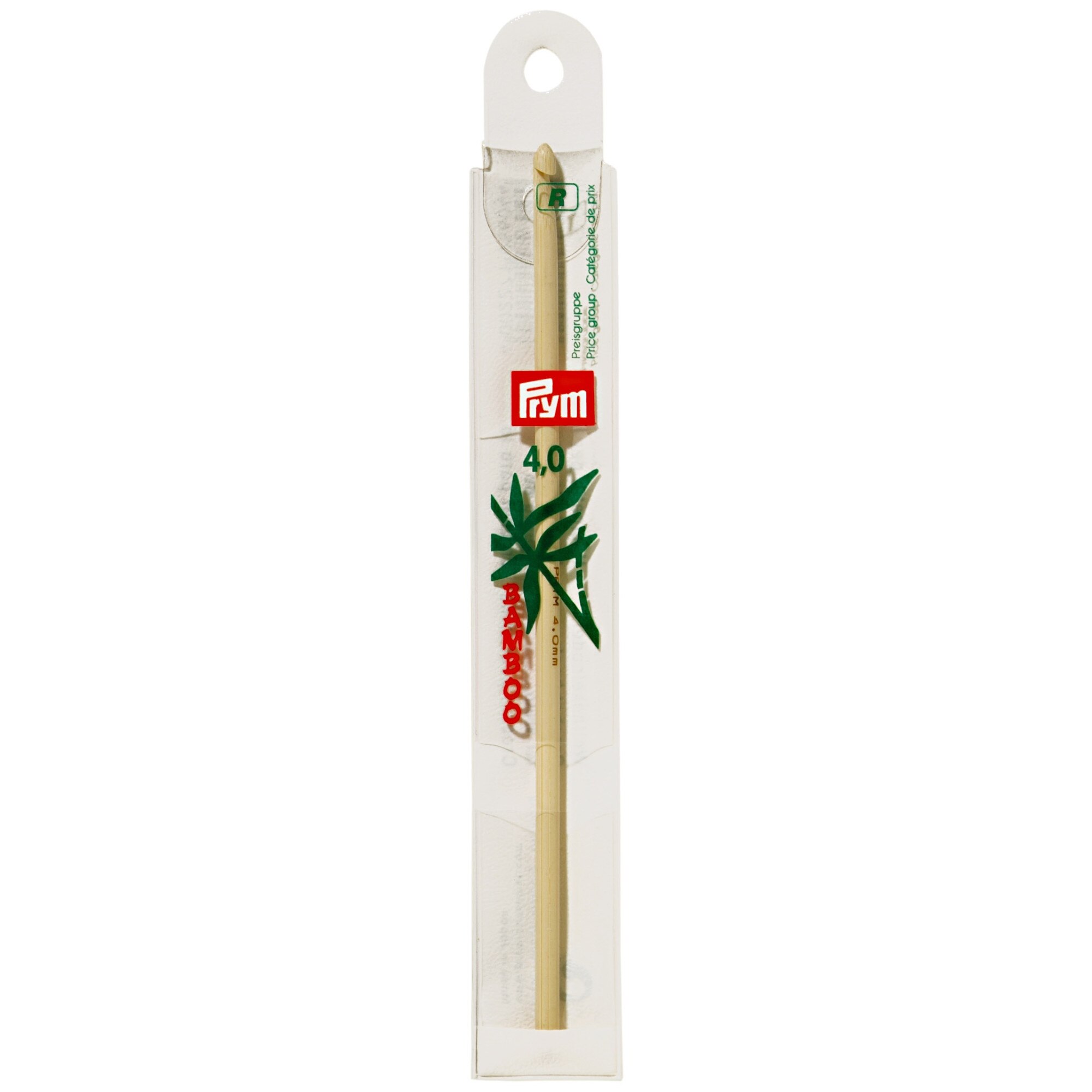 Croseta pentru lana, din bambus, 4 mm, lungime 15 cm, Prym Bamboo