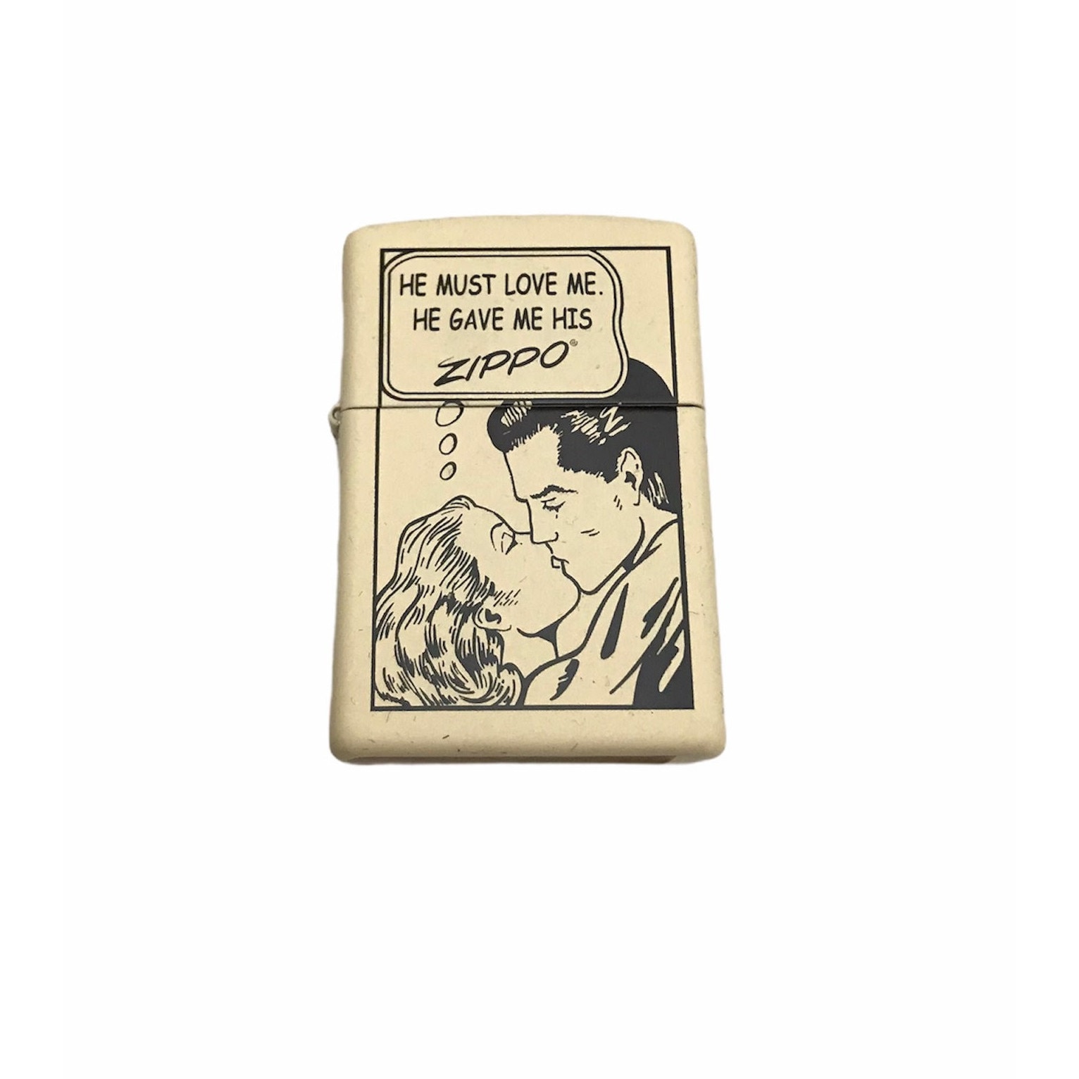 Bricheta Zippo Comic White