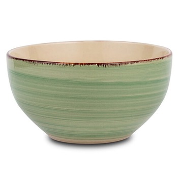 Bol pentru cereale stoneware 14 cm Lines Oil Green NAVA 099 204 Bol pentru cereale stoneware 14 cm Lines Oil Green NAVA 099 204