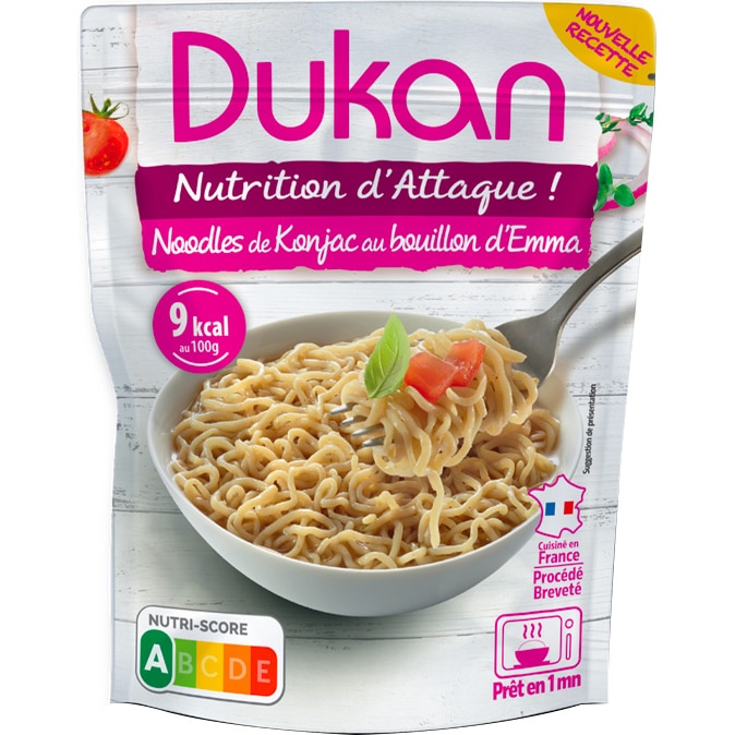 Paste Taietei din Konjac in supa de legume, dieta Dukan, 280g